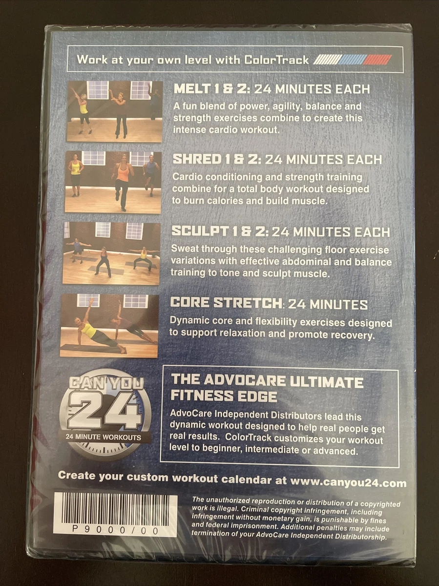 Advocare Workout Series 7 Workouts Dvd