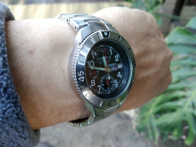 SEIKO F1 BAR HONDA QUARTZ 1/20SEC CHRONOGRAPH 7T92-0GE0