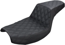 Saddlemen Step Up Seat Black Lattice Stitched #882-09-175