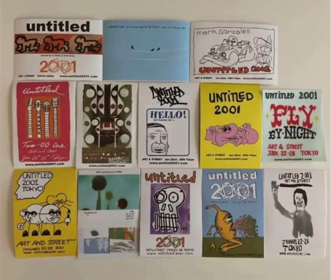 Mark gonzales untitled 2001 冊子ステッカーセット