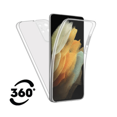 Für Samsung Galaxy S21 Ultra Handyhülle 360 Full Schutz Vorder- und Rückseite Cover