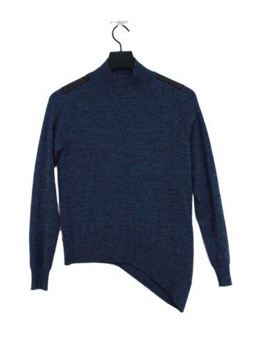 Jersey para mujer Karen Millen UK 2 lana azul - Imagen 1 de 6