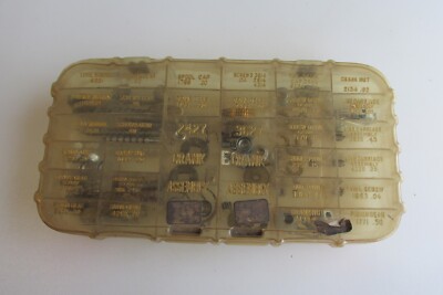 Vintage Bronson Reel Repair Parts Kit In A Bill Dewitt Case Good Condition