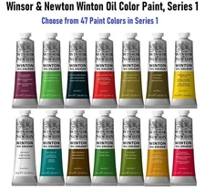 Winsor & Newton Winton Oil Color Paint, Series 1, 37ml Tube, Choose Paint Color