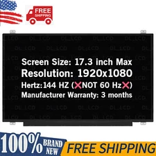 N173HCE G3A 40 Pins 144 Hz FHD 1080P 17.3" LCD Non-Touch Screen Display Panel