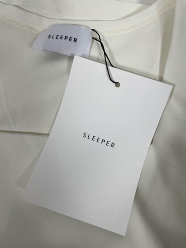 Sleeper Womens Weekend Chic Feather Top With Leggings Set Medium White - Picture 9 of 17
