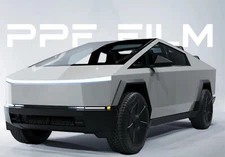 Cybertruck DIY PPF Paint Protection Film Wrap Color Change Gloss Ivory White