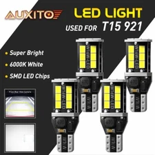 4x Bright White Canbus LED Bulb For Car Backup Reverse Light 912 921 T15 W16W