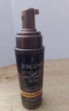 Jergens Natural Glow Instant Sun Sunless Tan Mousse Deep Bronze 6 oz No Cap 