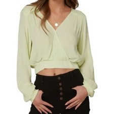 O’Neill Freely Crop Blouson Top Size XL