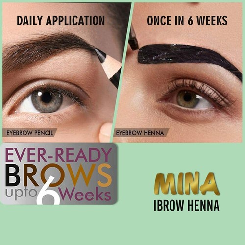 Henna for Eyebrow Color and Tinting Kit Eye|brow Medium Brown Girls Women Gifts - Picture 4 of 9