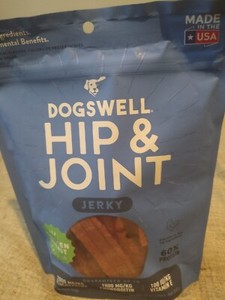 Dogswell Jerky Dog Treats w/ Glucosamine, Chondroitin, Chicken Hip Joint, 12 oz