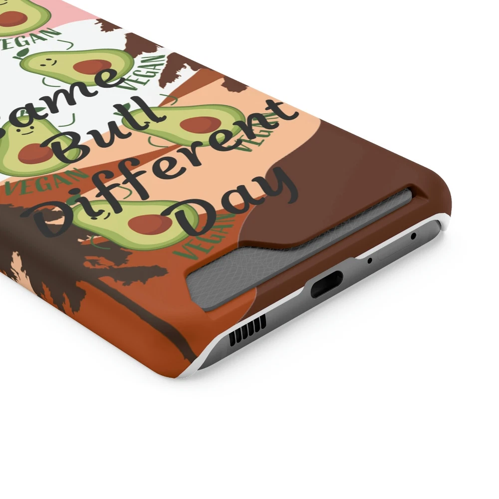 Slim Protective Phone Case with Built-in Card Holder  