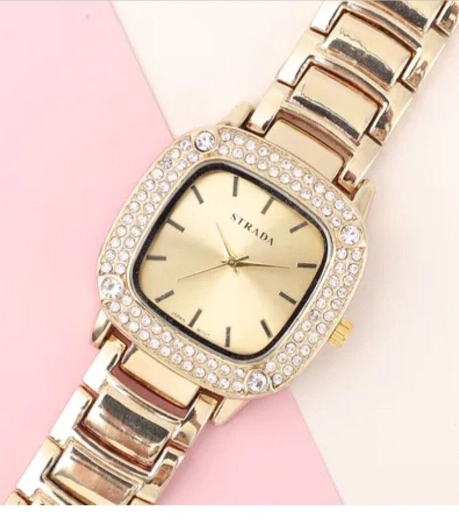Strada watch with famous maker Austrian Crystals, Japanese movement