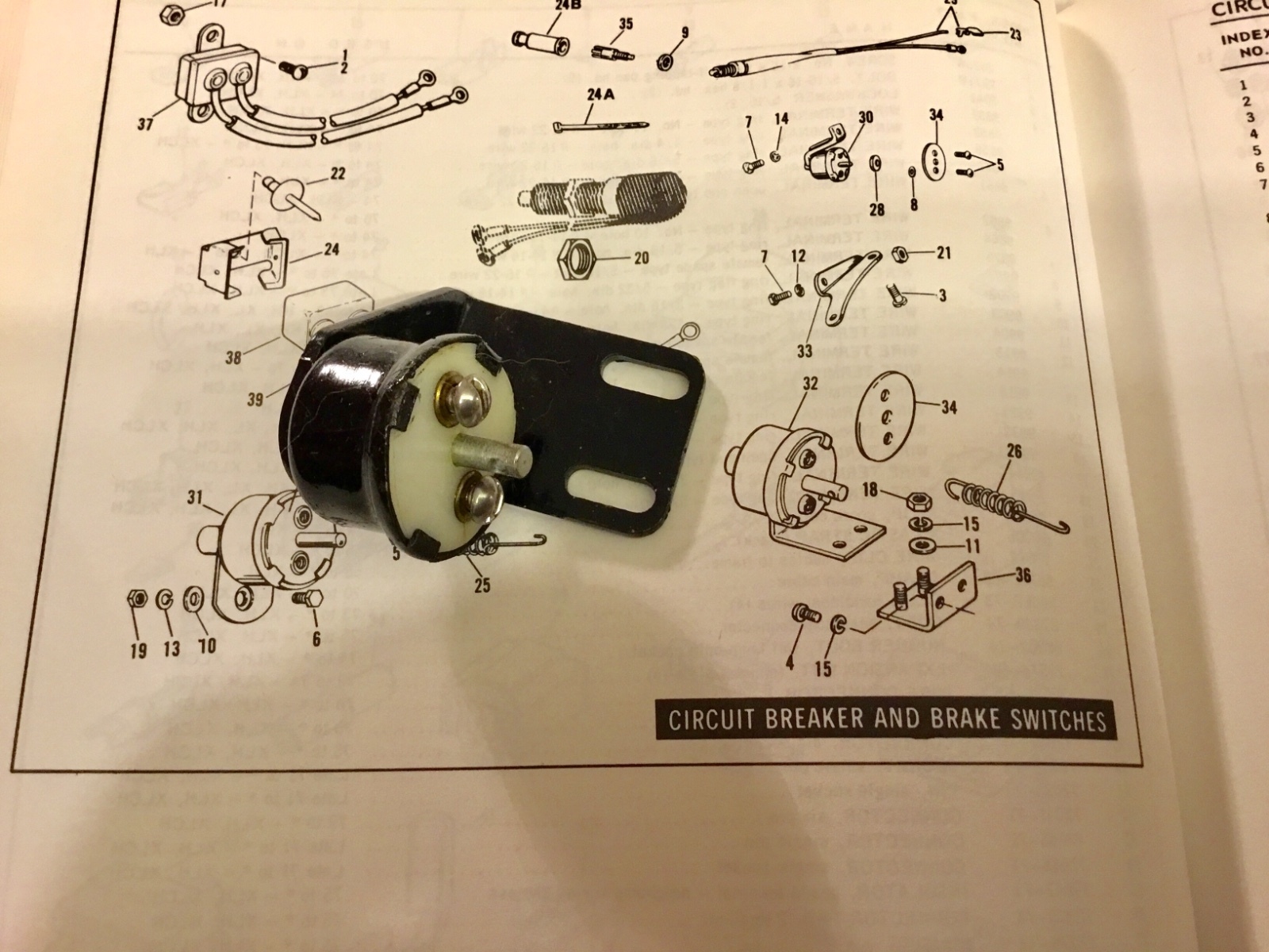 Harley NOS OEM Sportster Brake Light Switch 7200475 197578 eBay