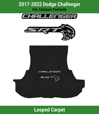 Lloyd Loop Trunk Mat for '17-22 Challenger w/Silver on Black w/Hellcat Red Eye