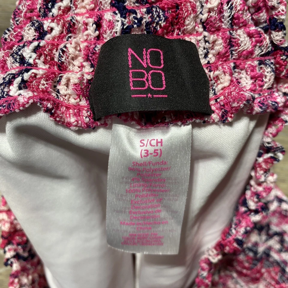 Pantalones Cortos No Boundaries Talla Pequeña (3-5) Juniors Cintura Elástica En Capas Para Mujer Foto 3 de 4