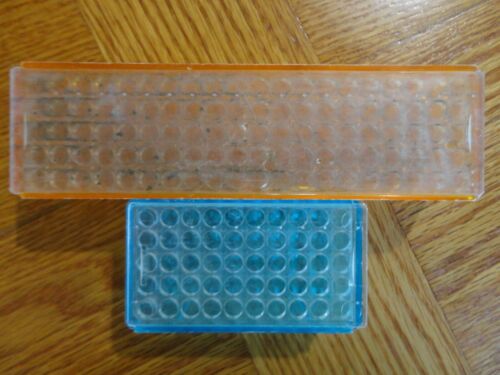 Lot of 2 CCI 22 Caliber Cartridge Ammo Boxes Cases Storage Containers 100 & 50 - Picture 1 of 10
