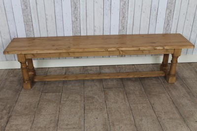 5ft Pine Dining Bench Hall Bench Kitchen Bench Refectory Style Ebay