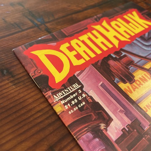 Death Hawk #3 Adventure Comic Book Bagged - Picture 2 of 6