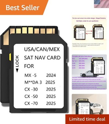 2025 2026 Latest Navigation Memory sd Card Compatible with Maz*da 32025 2026,...