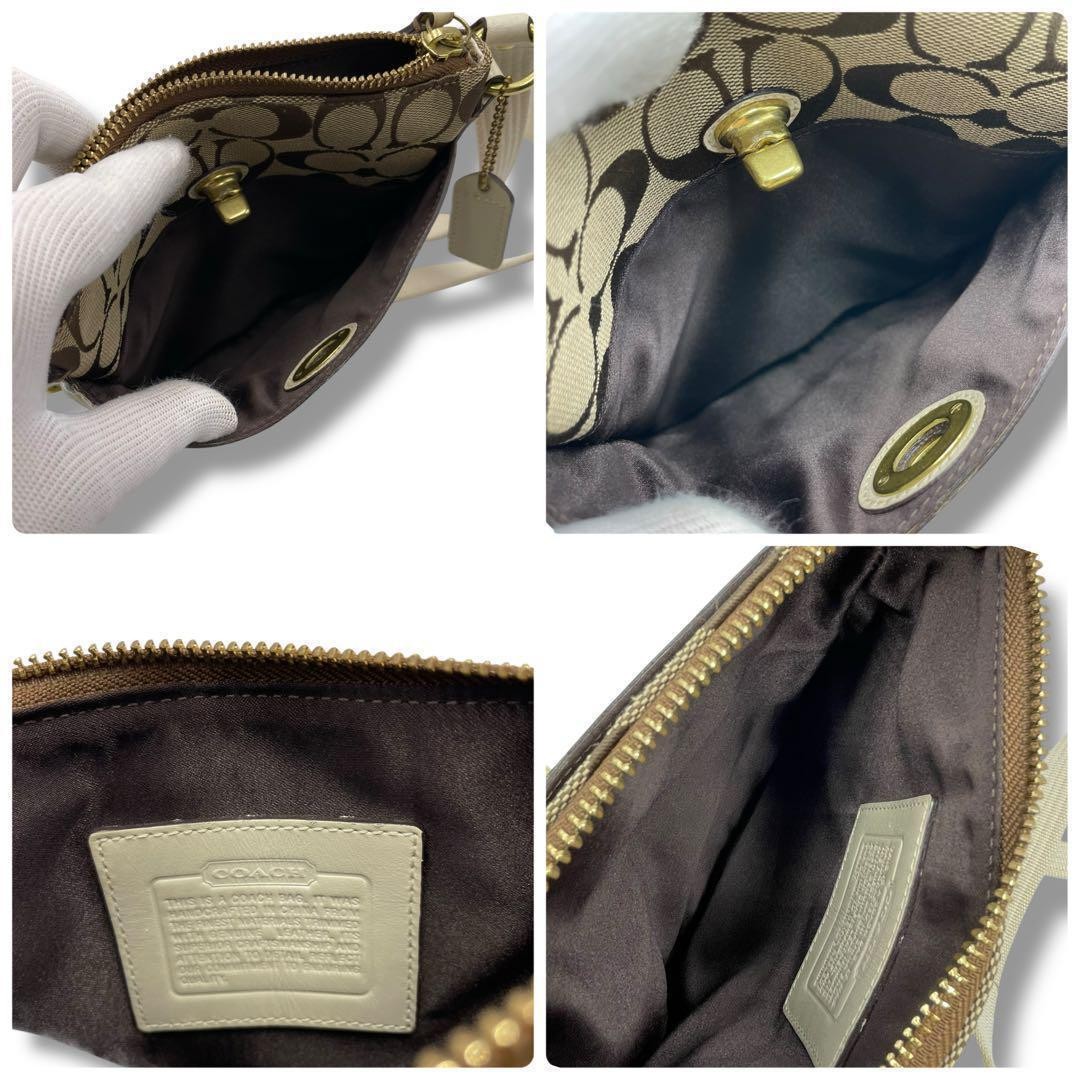 COACH Shoulder Bag with Turn Lock Crossbody Style Japan A-251215-2 thumbnail 6