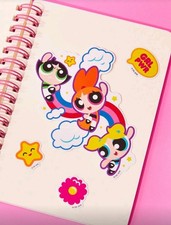 20 PCS POWERPUFF GIRLS Blossom Bubbles Buttercup Heart Pattern Stickers NEW