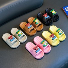 Mädchen Jungen Sliders Kids My World Pantoff...