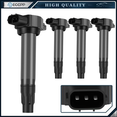 ECCPP 4 Ignition Coils For 09-17 Lancer 2.4L 07-16 Outlander 3.0L