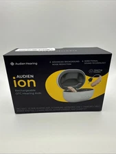 Audien ION Behind the Ear Rechargeable OTC Hearing Aids. Open Box