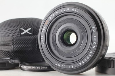 [Near MINT+] FUJIFILM FUJINON SUPER EBC XF 27mm F/2.8 Lens Black X From JAPAN