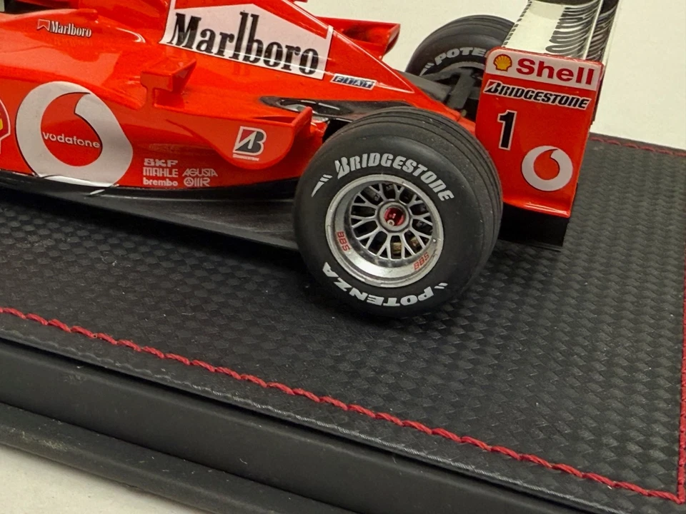 1/20 Tamiya Ferrari F2001 2002 Lancio Test Di Valencia Michael Schumacher ABG79 - Immagine 3 di 4