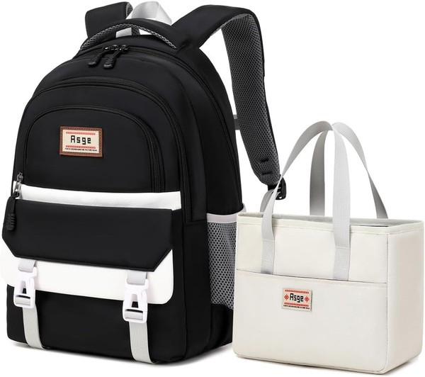 Asge Schulrucksack MäDchen 20L 45X20X30Cm Nylon Schmut-image
