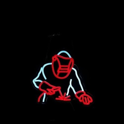 Welding Flex Neon Sign 24''x24'' Light Sign For Kids Room Display Wall Decor