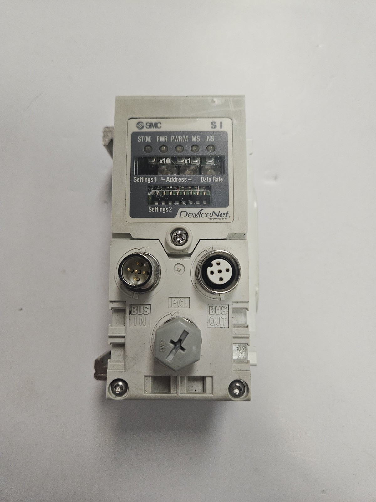 SMC EX600-SDN1A DEVICENET VALVE SERIAL CONTROLLER PNP 24VDC