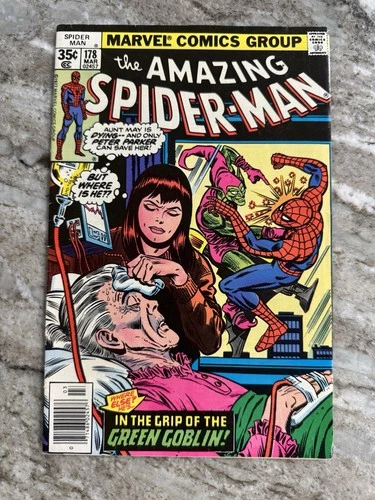Amazing Spider-Man #178 Green Goblin & Silvermane Appearance 1978 FN/VF 🕷️🔥