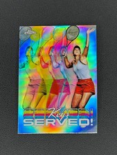 2024 Topps Chrome Tennis - MADISON KEYS #SER-MK - Served!
