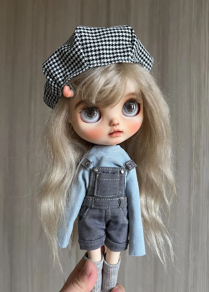 Blythe Doll Clothes -- Kids Wear Style Girls Daily Casual Set (OOAK) - Image 4 of 4