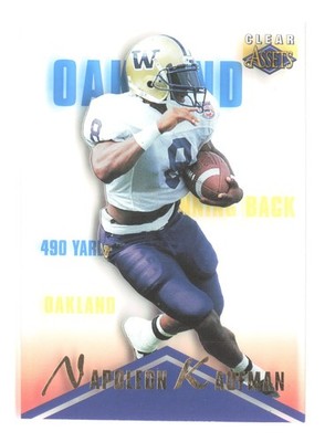 1996 Classic Clear Assets #42 Napoleon Kaufman