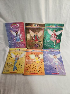 Rainbow Magic Fairy Books Lot Of 6 Book Lot Girly Fairy Books