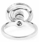 Simulated Diamond Rotatable Halo Ring in Silvertone (Size 8.0) 2.00 ctw — photo 3