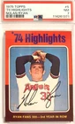1975 TOPPS #5 '74 HIGHLIGHTS NOLAN RYAN PSA 7 NM HOF