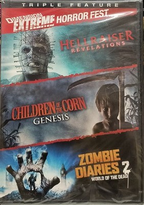 Hellraiser Children Corn Dimension Extreme Horror Fest DVD 3-Disc Set New Sealed