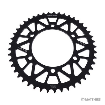 Kettenrad Teilung 520 Zähne 45 Alu schwarz JT JTA486.45BLK, JTA486.45BLK