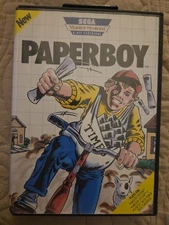 Sega Paperboy Game Gear 1992 Edition CIB Manual Cartridge