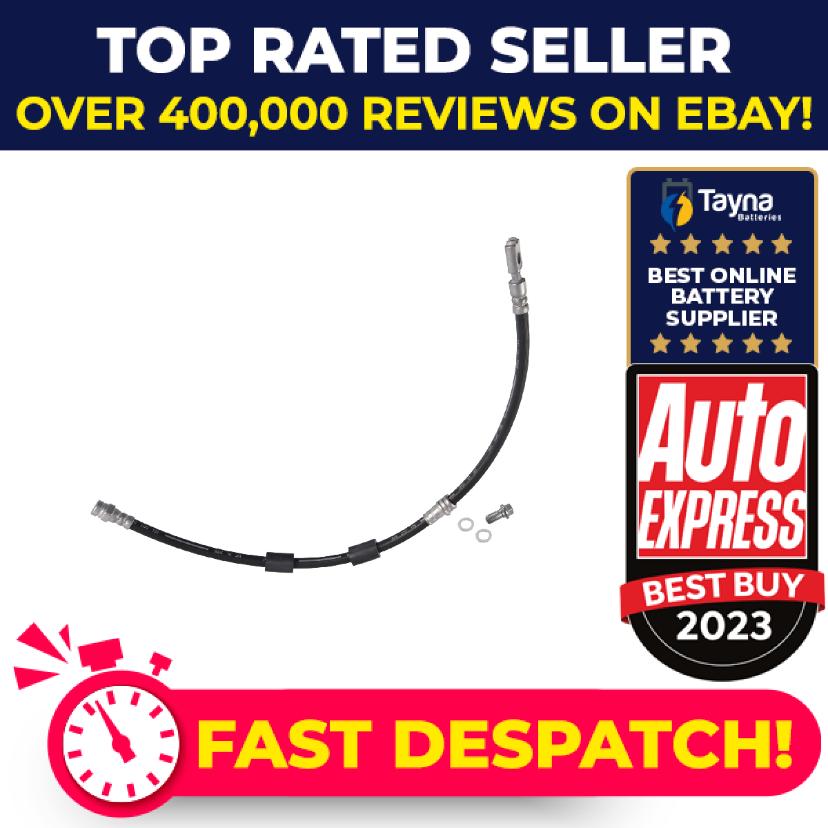 Brake Hose Front Left or Right 108086 Febi Hydraulic 5Q0611701C 5Q0611701D New
