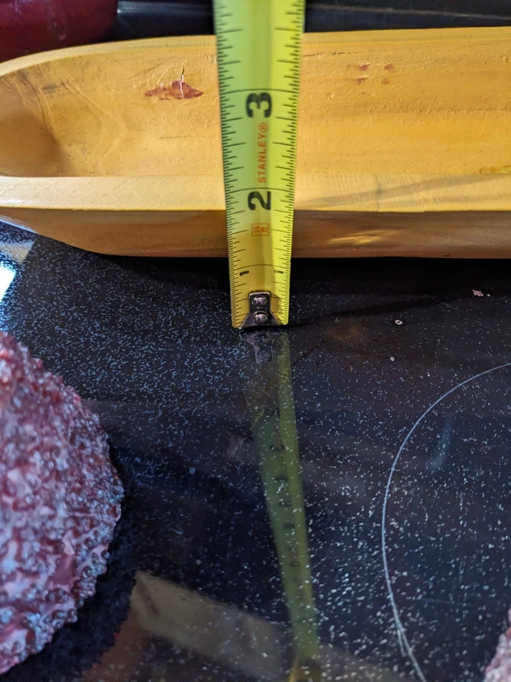 Bandeja de velas y mostaza de canela rústica vintage Primitive Country Americana Foto 4 de 4