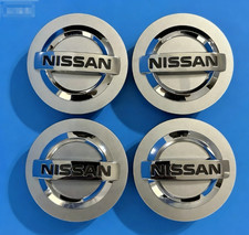 Set Of 4 3.25 Oem -nissan Armada Titan Truck Silver Center Caps Wheel Factoryl