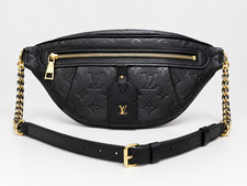Louis Vuitton High Rise PM Bumbag Monogram Empreinte Black Excellent