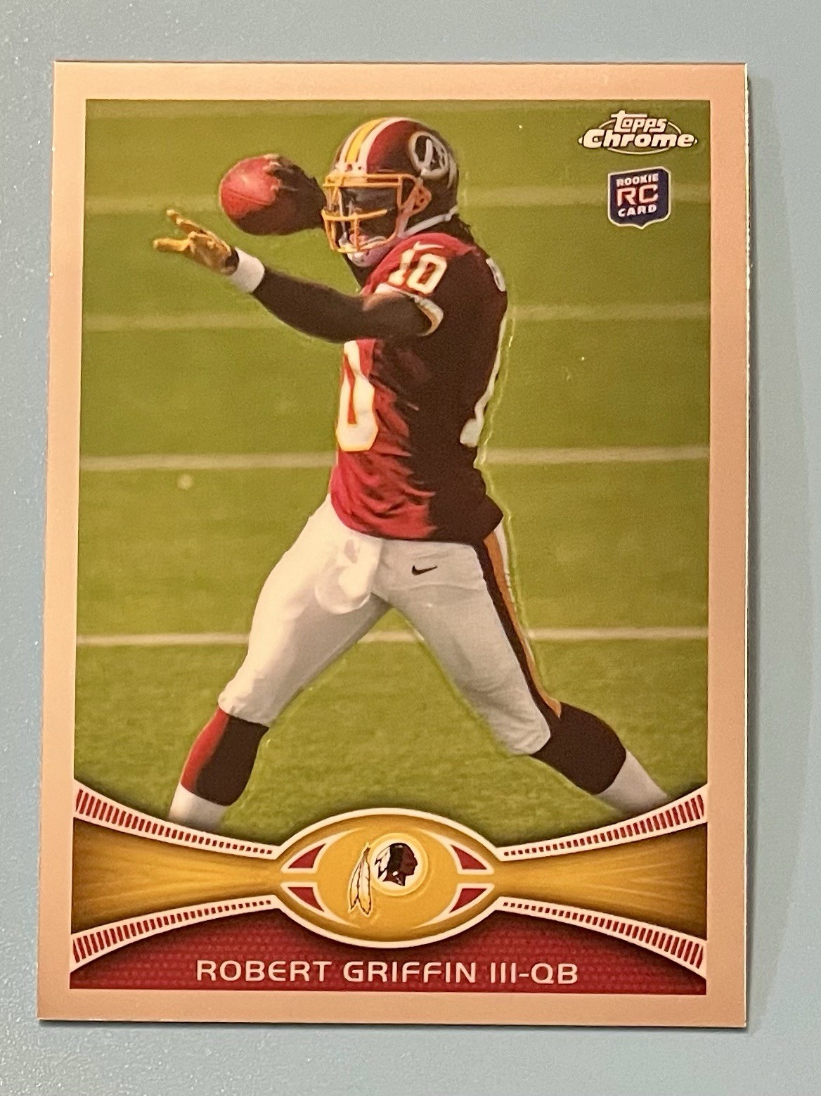 2012 Topps Chrome Robert Griffin III #200 Washington Redskins Football Rookie